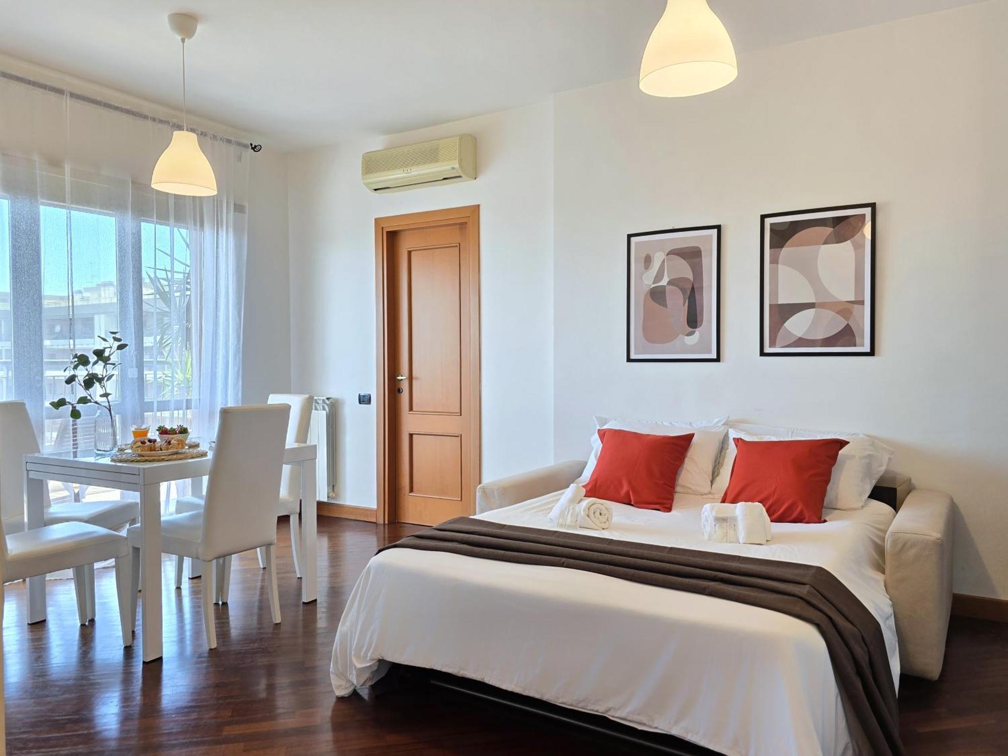 Golden Hour Apartment - Panoramic Terrace Fiumicino Ngoại thất bức ảnh