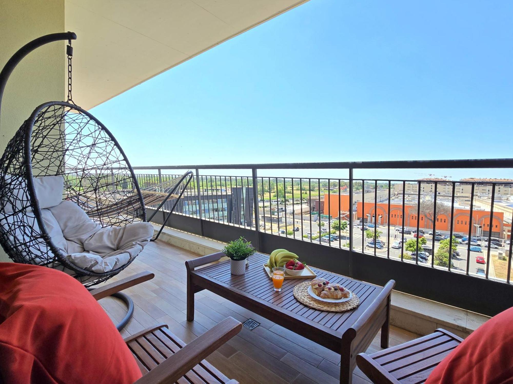 Golden Hour Apartment - Panoramic Terrace Fiumicino Ngoại thất bức ảnh